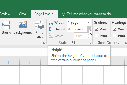 Microsoft excel mac fit letters to one page